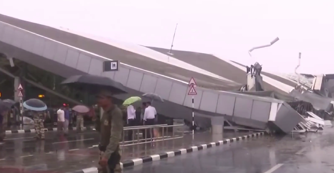 Roof Collapses in Delhi Airport